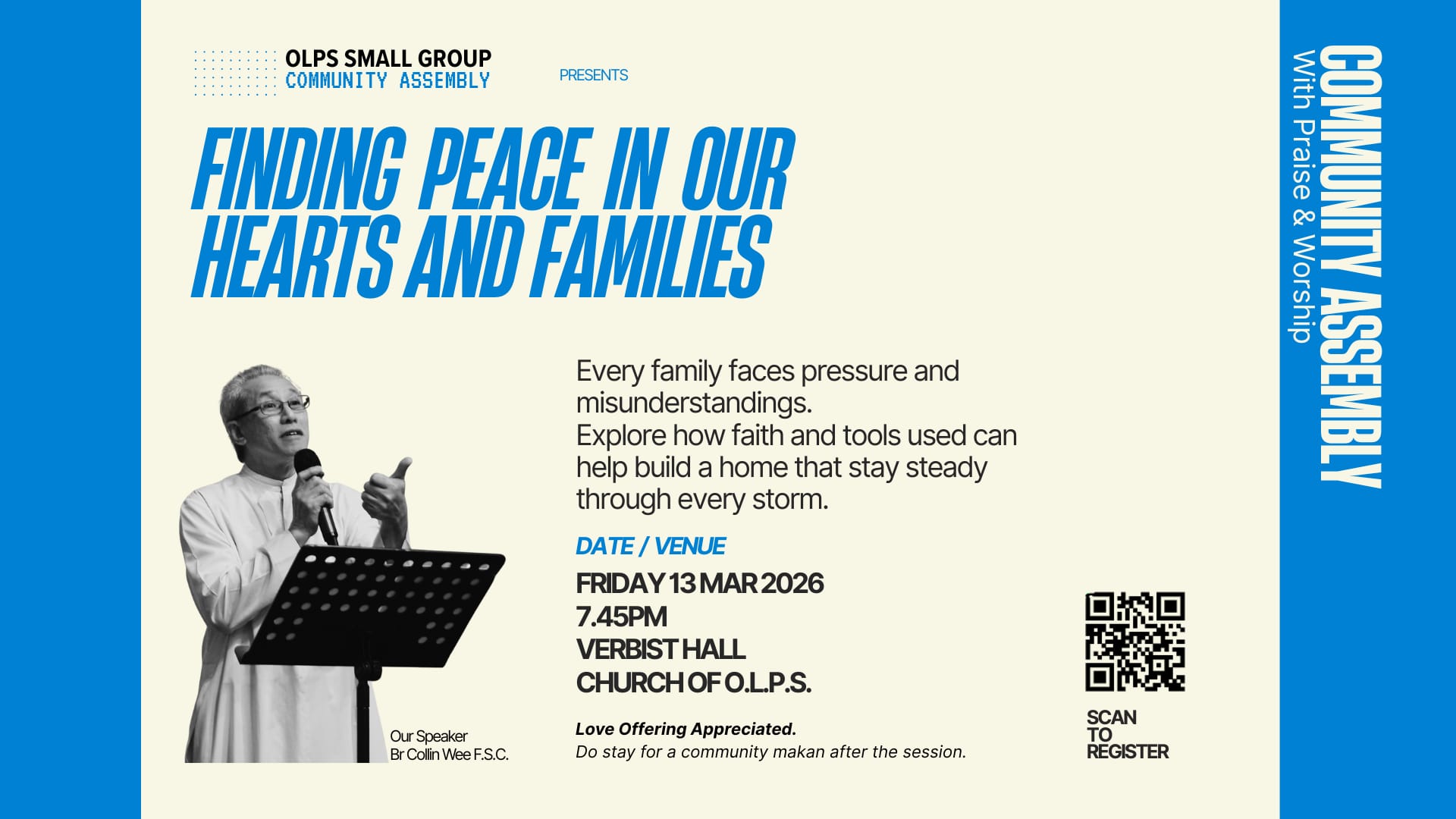 Community Assembly: Finding Peace in our Hearts and Families - Church ...