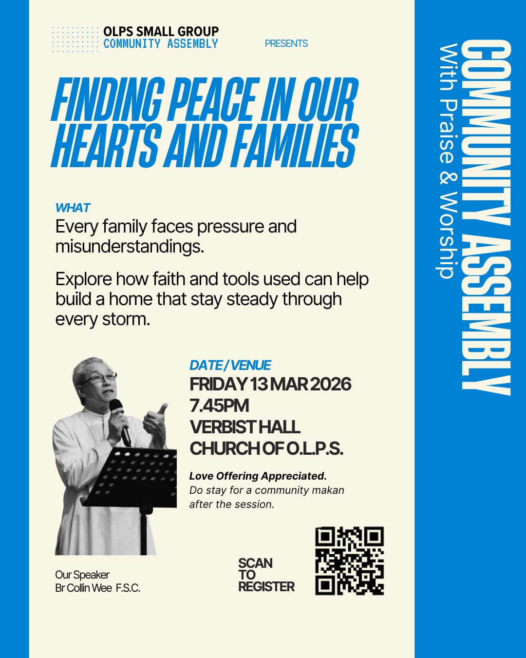 Community Assembly: Finding Peace in our Hearts and Families - Church ...